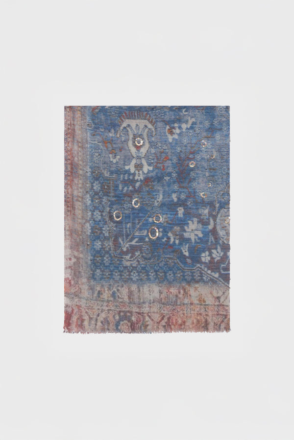 rue madam Scarf Dch12c272 Indigo