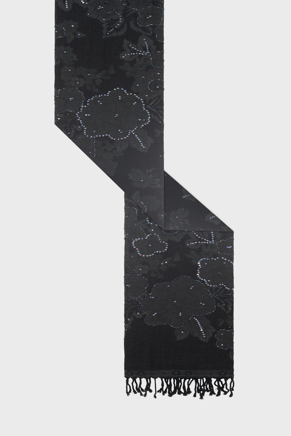 Rue Madam Scarf Dch18c278 Black