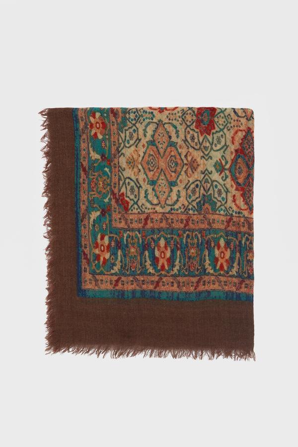 Rue Madam Scarf Dch20c280 Brown