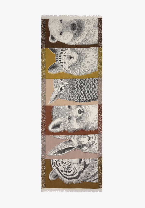 Rue Madam Scarf Et18fr02 Natural