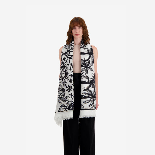 Rue Madam Scarf Et191du01 Black