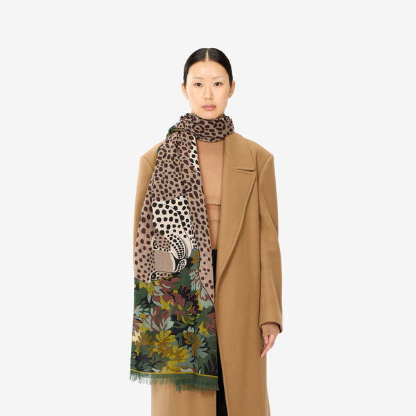 rue madam Scarf Et20mik20 Khaki