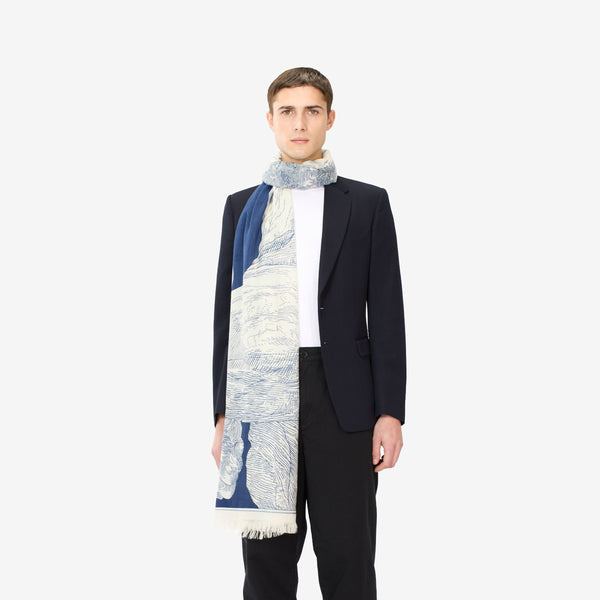 rue madam Scarf Et20mon24 Navy