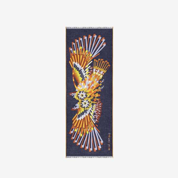 Rue Madam Scarf Et20sir24 Navy