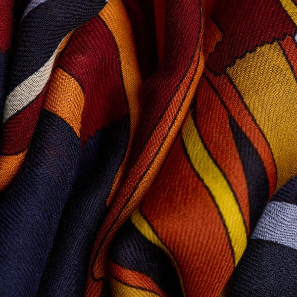 Rue Madam Scarf Et20sir24 Navy