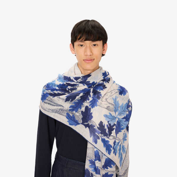 rue madam Scarf Et211am04 Blue
