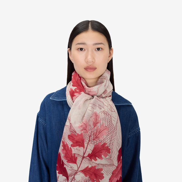 rue madam Scarf Et211am06 Red