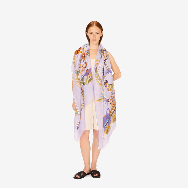 Rue Madam Scarf Et211di53 Lavender