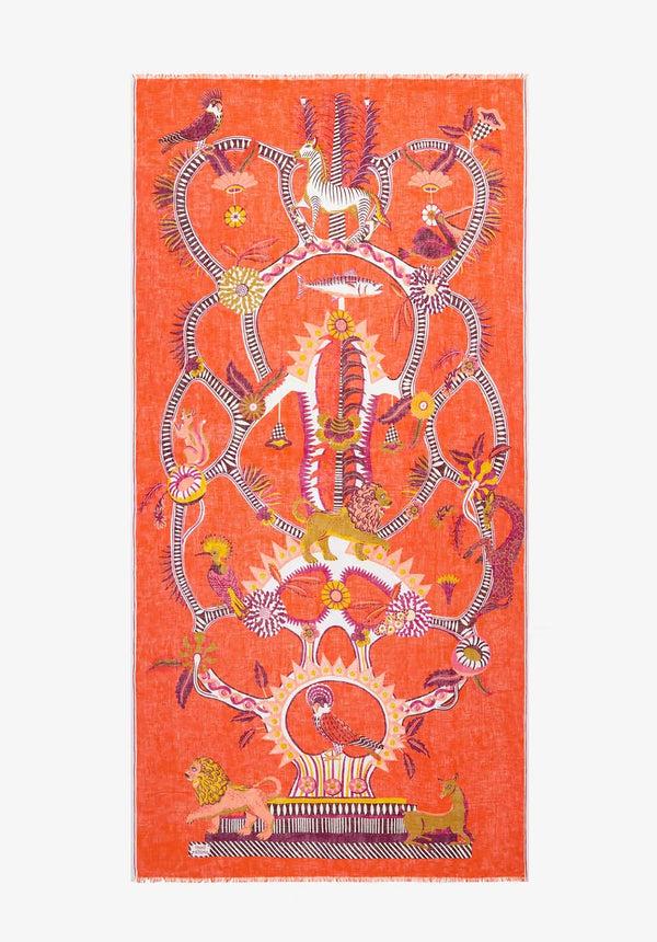 Rue Madam Scarf Et211di65 Orangeade