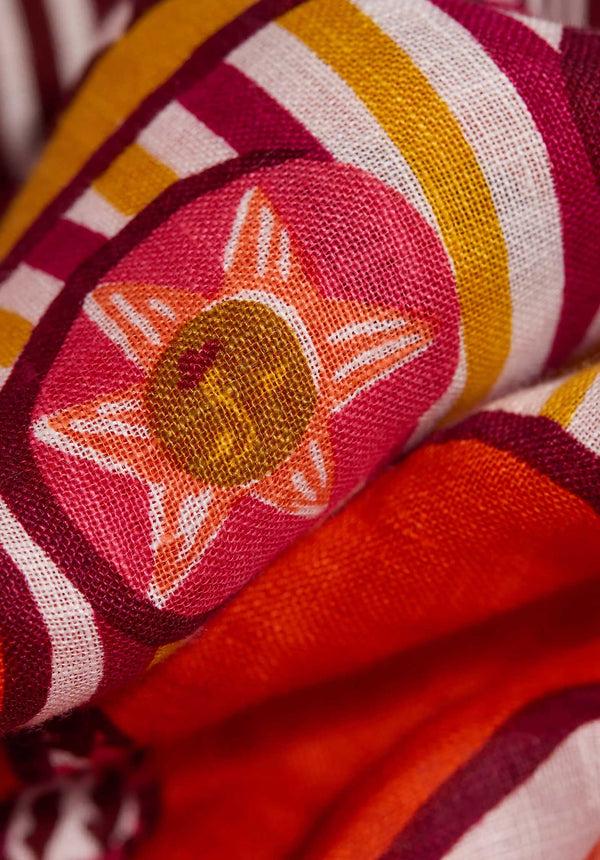 rue madam Scarf Et211di65 Orangeade