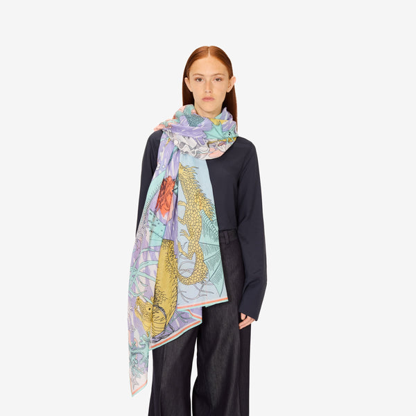 rue madam Scarf Et211fa23 Pastel