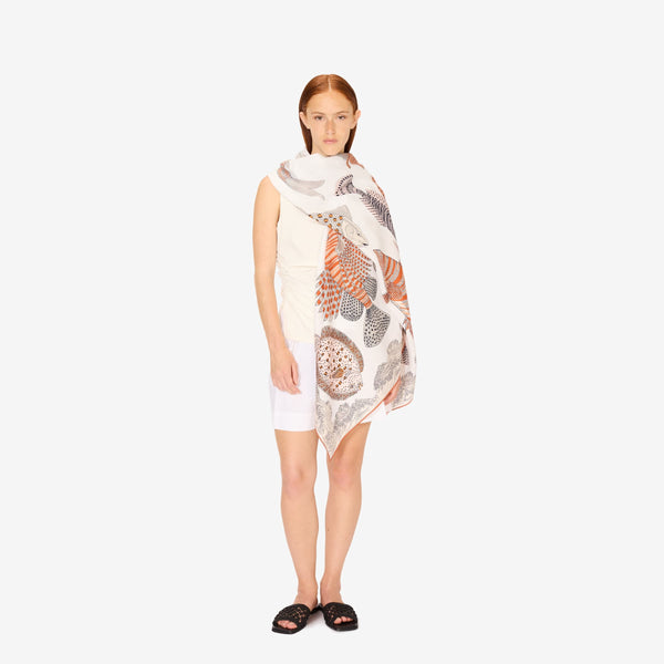 rue madam Scarf Et211po02 Natural