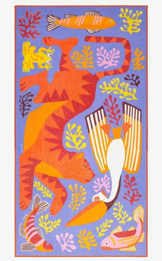 Rue Madam Scarf Et211sp05 Purple