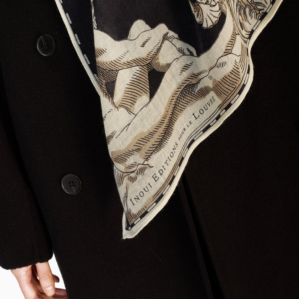 Rue Madam Scarf Et22arc01 Black