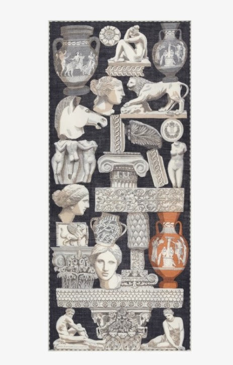 rue madam Scarf Et22arc01 Black