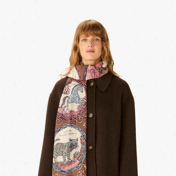 rue madam Scarf Et22cha15 Beige