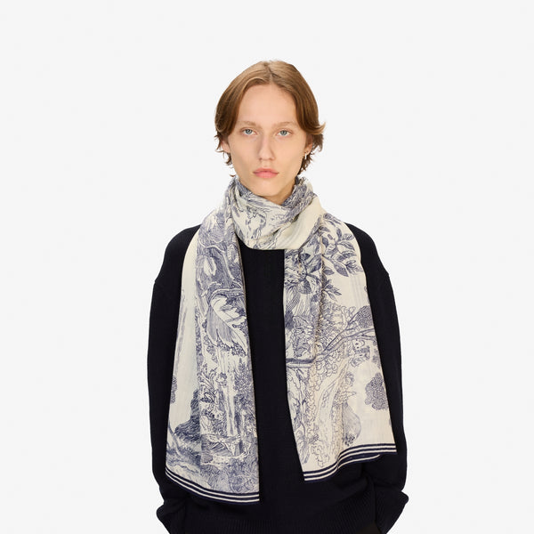 rue madam Scarf Et22his00 White