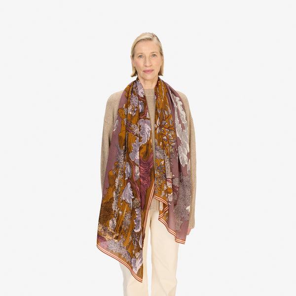 Rue Madam Scarf Et22his05 Purple