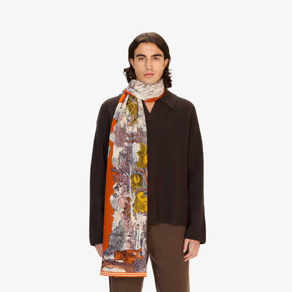 rue madam Scarf Et22his08 Orange