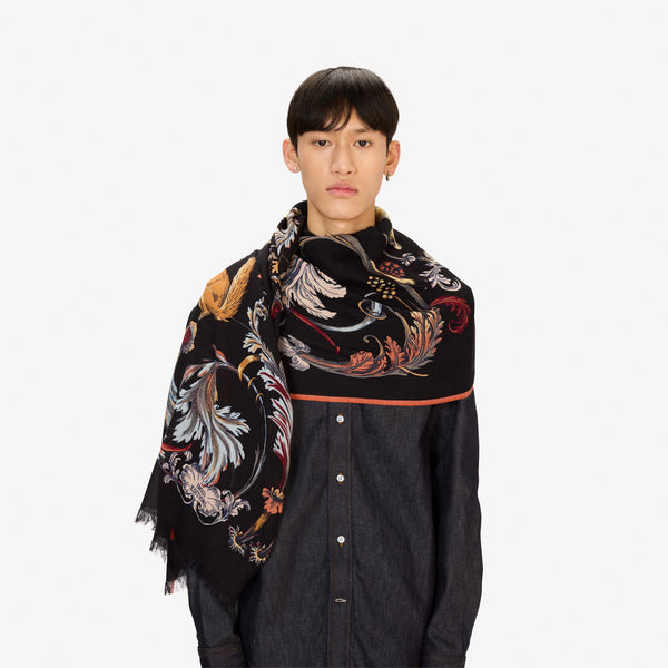 rue madam Scarf Et22roc24 Navy