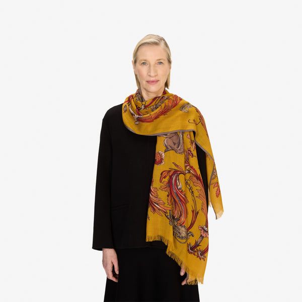 rue madam Scarf Et22roc33 Saffron