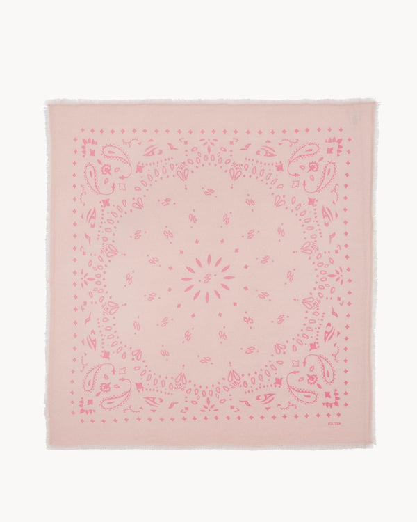 rue madam Scarf Hachiko Rose-Poudre