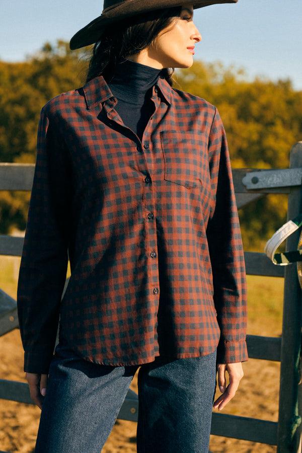 Rue Madam Shirt 225tacha Carreau Noisette