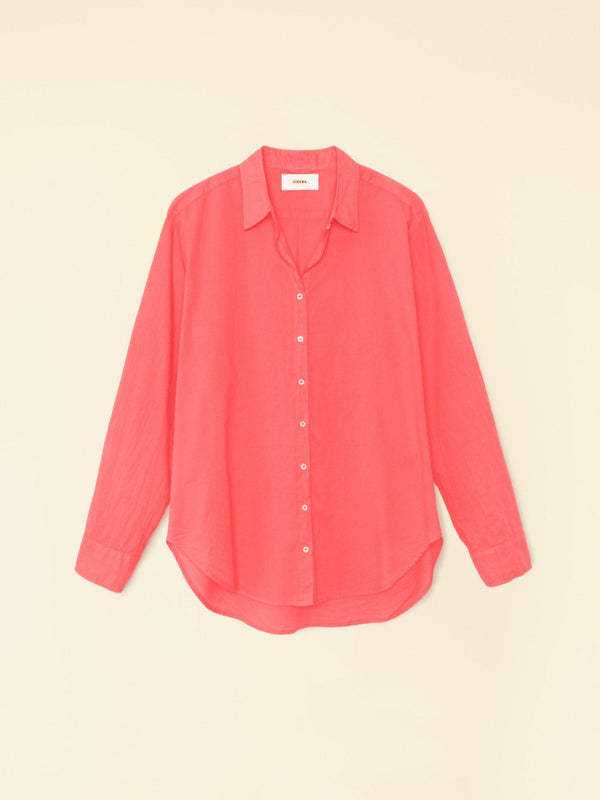 Rue Madam Shirt Beau Shirt Clambake-Red