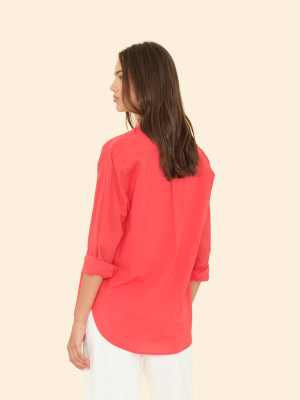 Rue Madam Shirt Beau Shirt Clambake-Red
