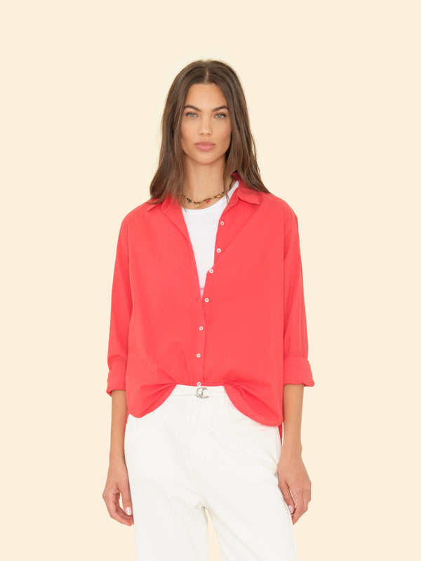 rue madam Shirt Beau Shirt Clambake-Red