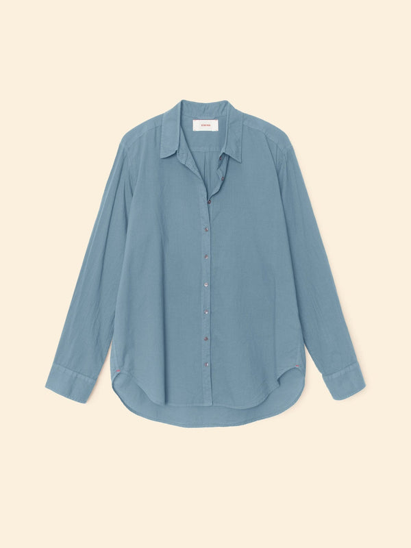 Rue Madam Shirt Beau Shirt Steely-Blue