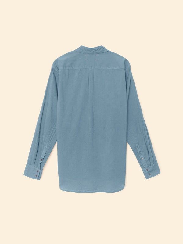 Rue Madam Shirt Beau Shirt Steely-Blue