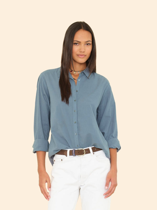 rue madam Shirt Beau Shirt Steely-Blue