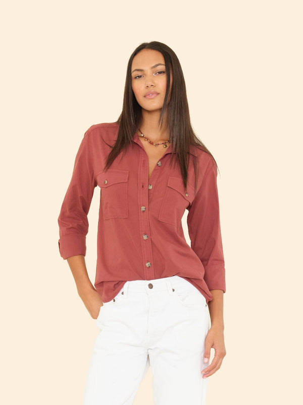 rue madam Shirt Caroline Shirt Russet-Brown