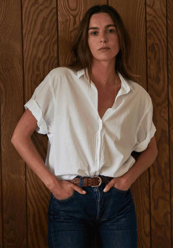 Rue Madam Shirt Channing Shirt White