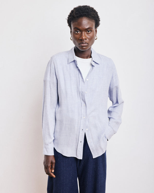 Rue Madam Shirt Coraz Becm632 02-Mixed-Blue