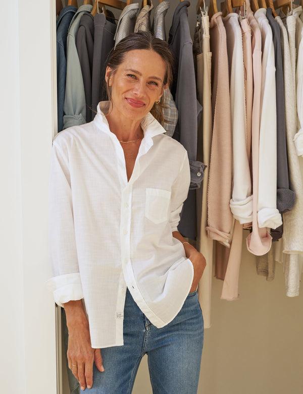 rue madam Shirt Eileen Casual Co Classic-White