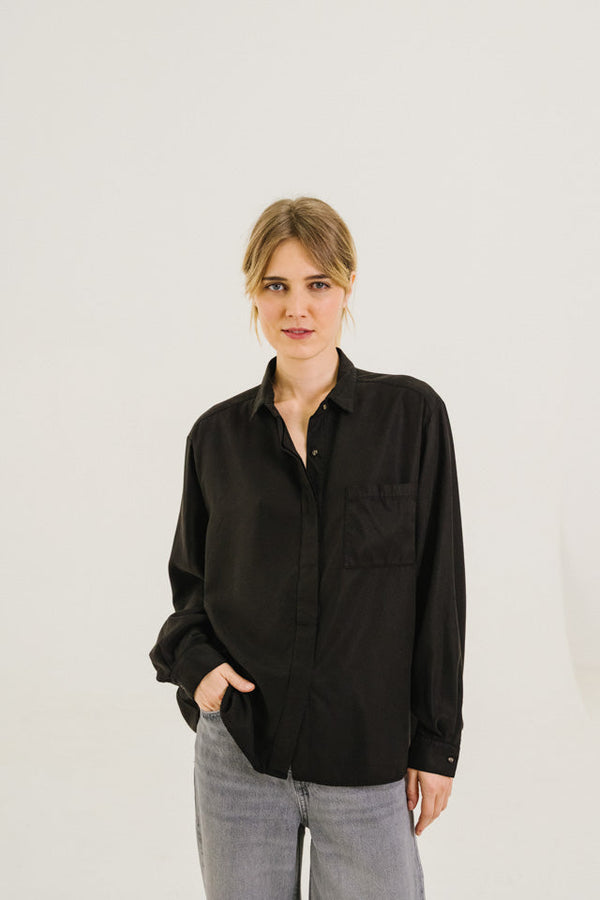 Rue Madam Shirt Grace Black Noir