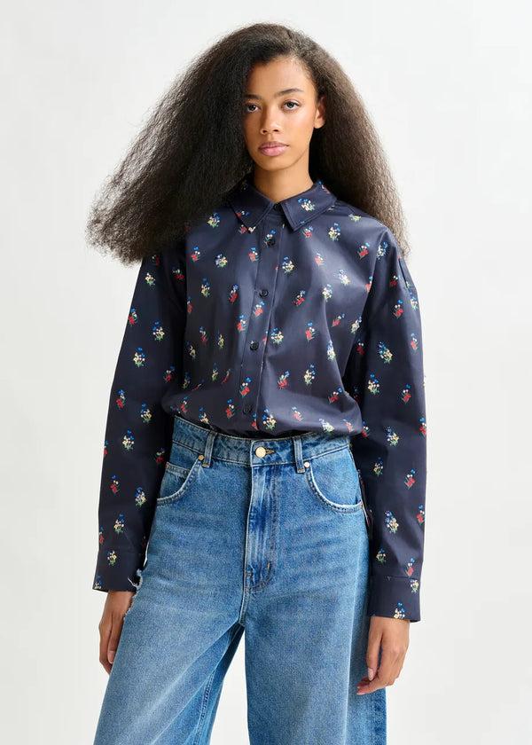 Rue Madam Shirt Ililly Combo2-Navy