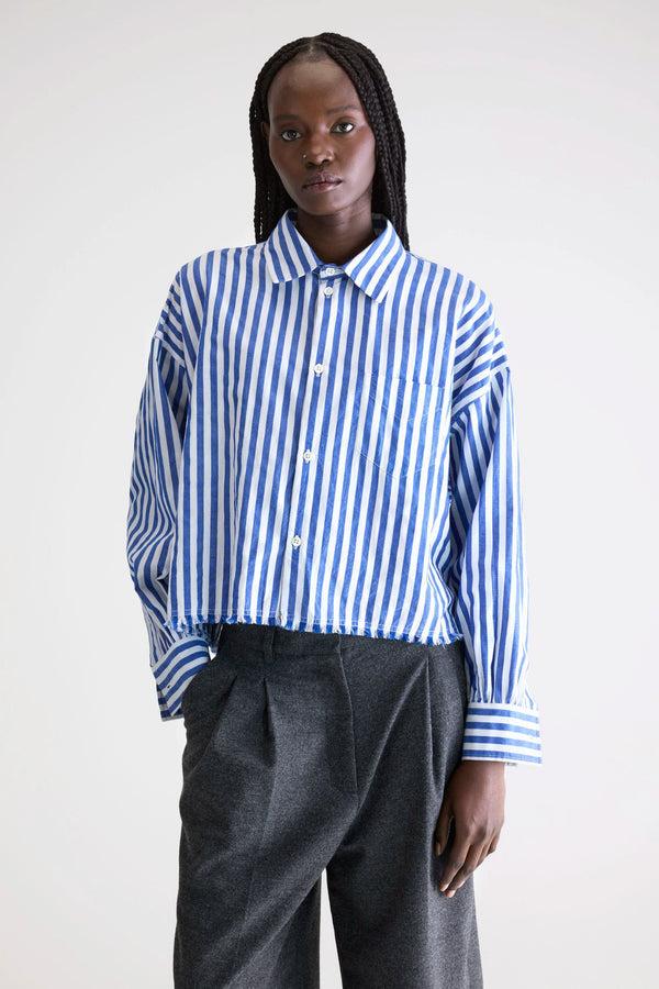 rue madam Shirt Kraft52 S1101 Stripe-A