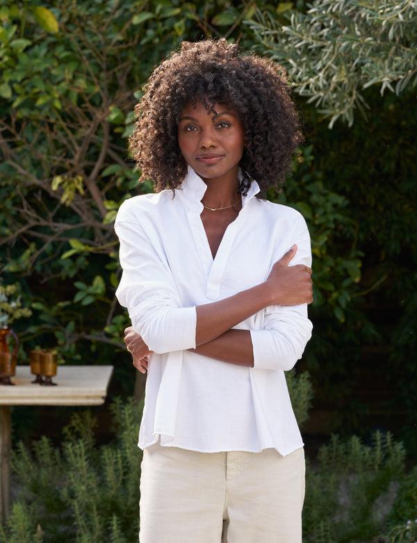 Rue Madam Shirt Lab510hj White