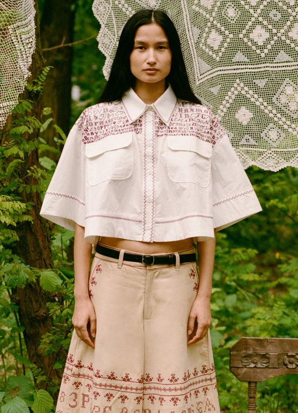 rue madam Shirt Rs26-074 White