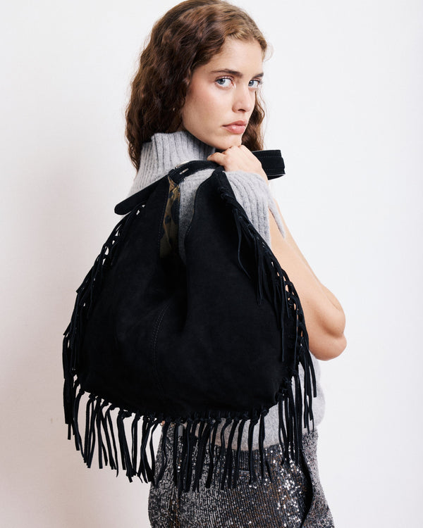 rue madam Shoulder Bag Aretha Beah712 02-Charcoal