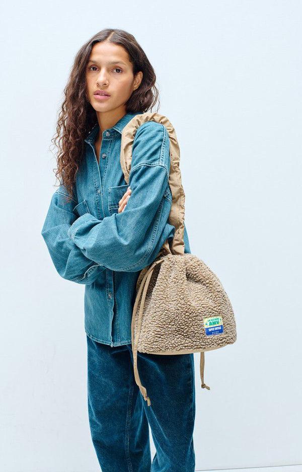 rue madam Shoulder Bag Hok26c Muscade-Chine