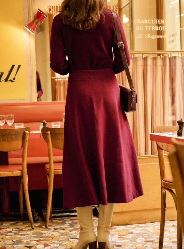 Rue Madam Skirt 225jasmine Wine