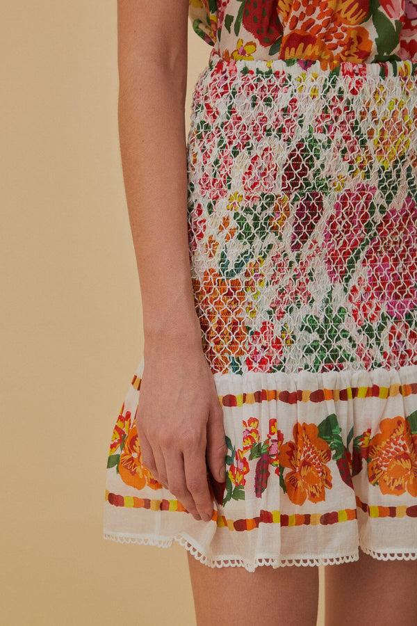 Rue Madam Skirt 318010 Flowerful-Sketch-Off