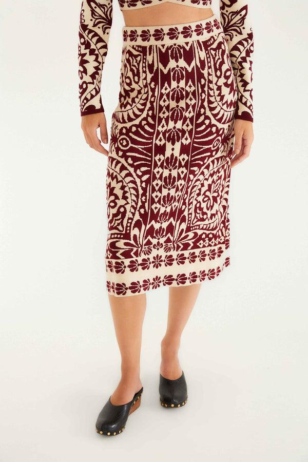 Rue Madam Skirt 351825 Pineapple-Love-Red