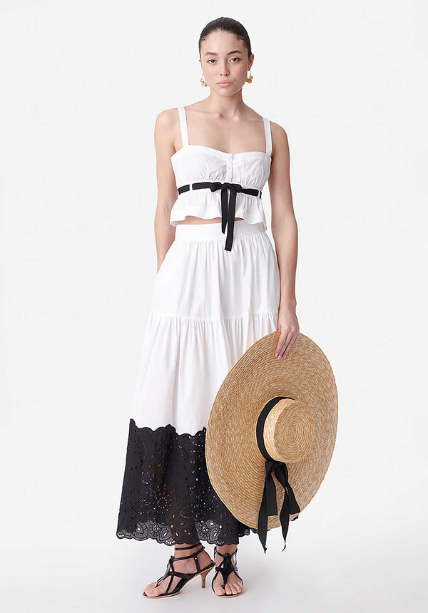 Rue Madam Skirt 4eca01-v07216 White