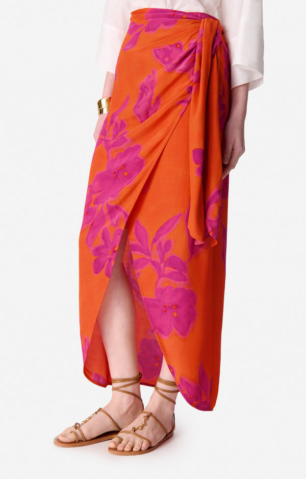 Rue Madam Skirt 5eva86-v07732 Orange