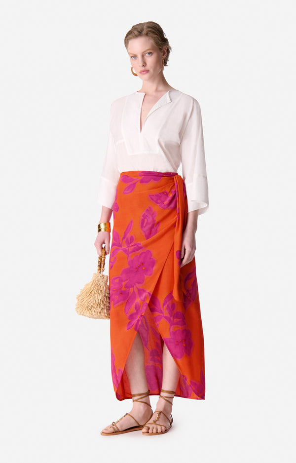 Rue Madam Skirt 5eva86-v07732 Orange